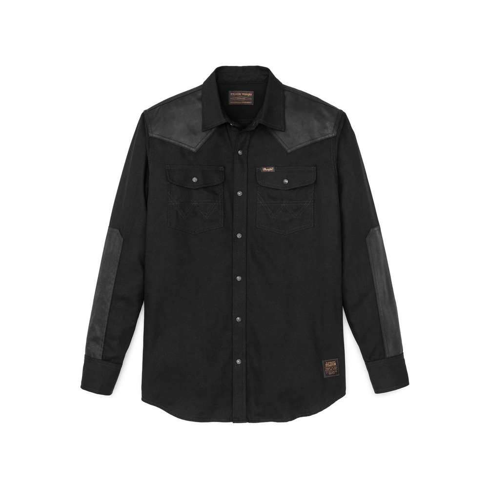 WRANGLER X‎ FILSON WILD ADVENTURE SHIRT BLACK S NWT
